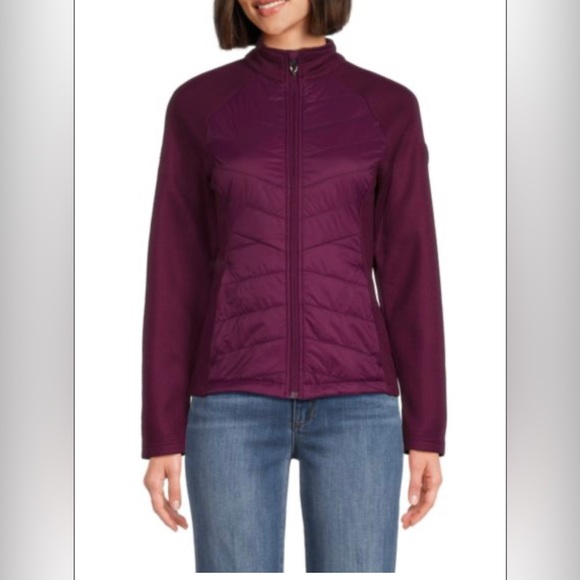 Spyder Jackets & Blazers - NWT Spyder Nova Mixed Media Zip Jacket